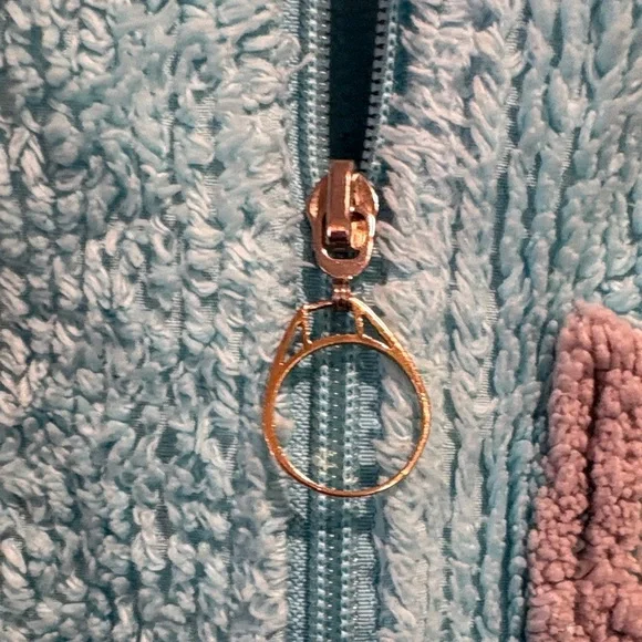 Quacker Factory Chenille Coffee Themed Zip Front Housecoat - Extra Large - Picture 6 of 9